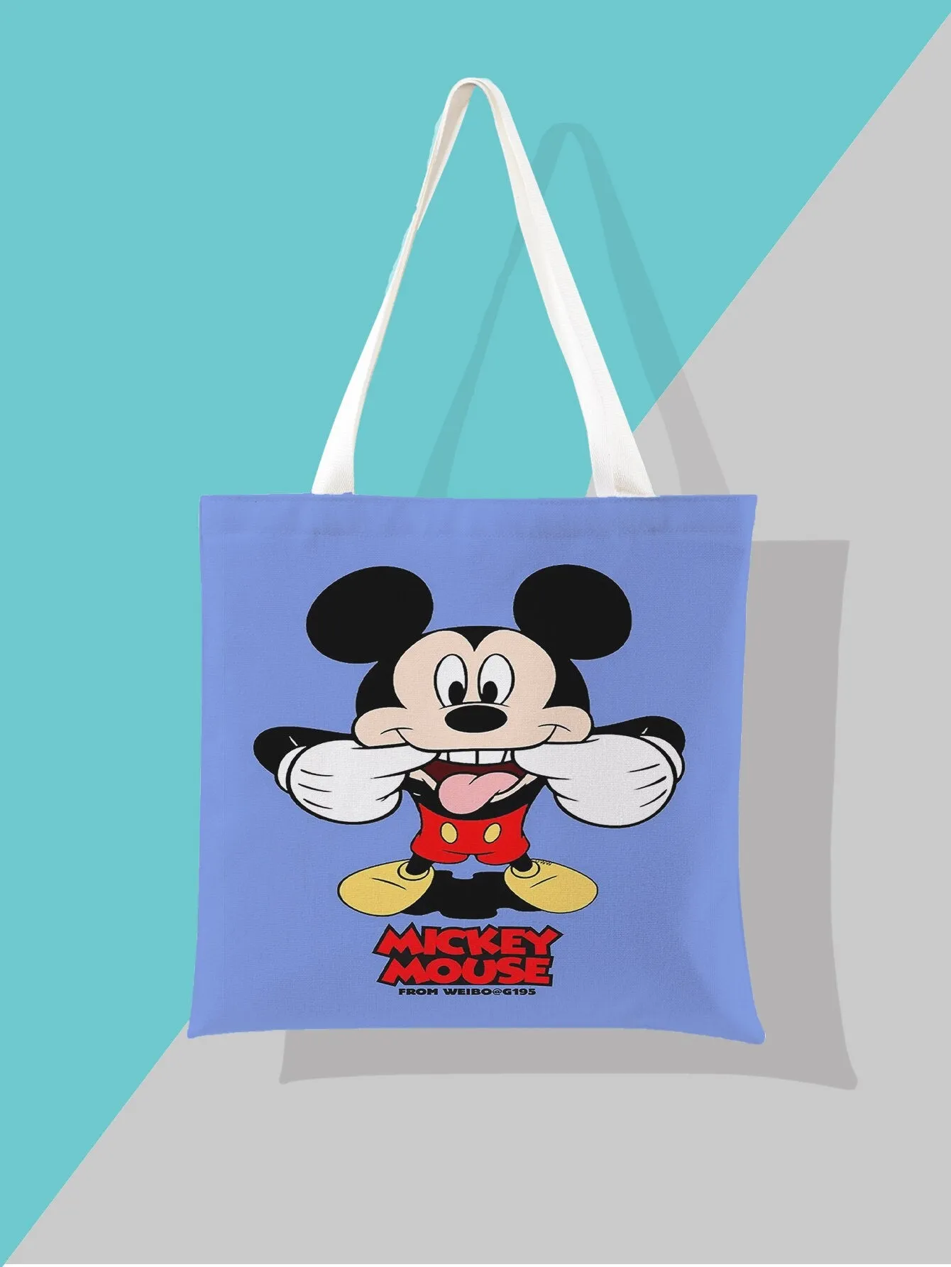 2022 Newest Women&#39;s Bag Disney Mickey Mouse Shoulder Bags Cartoon Printing Minnie Kawaii High Capacity Handbag Shopper Bag Gifts