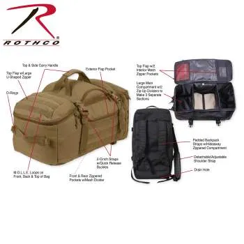 3-In-1 Convertible Mission Bag - Coyote