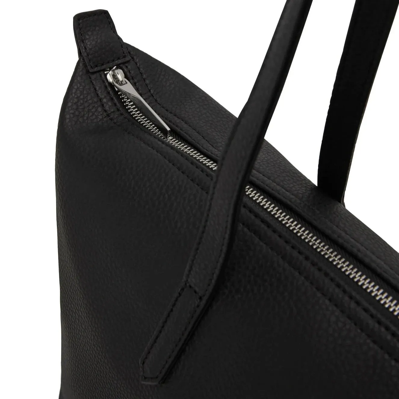 ABBI Vegan Tote Bag - Purity - Black