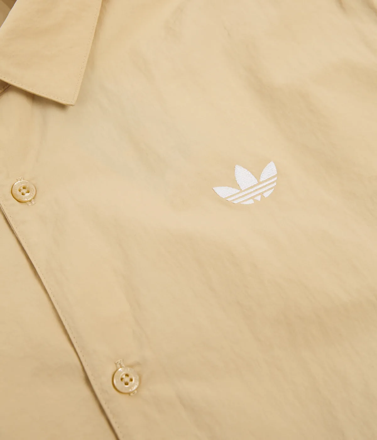 Adidas Coach Shirt - Hazy Beige / White