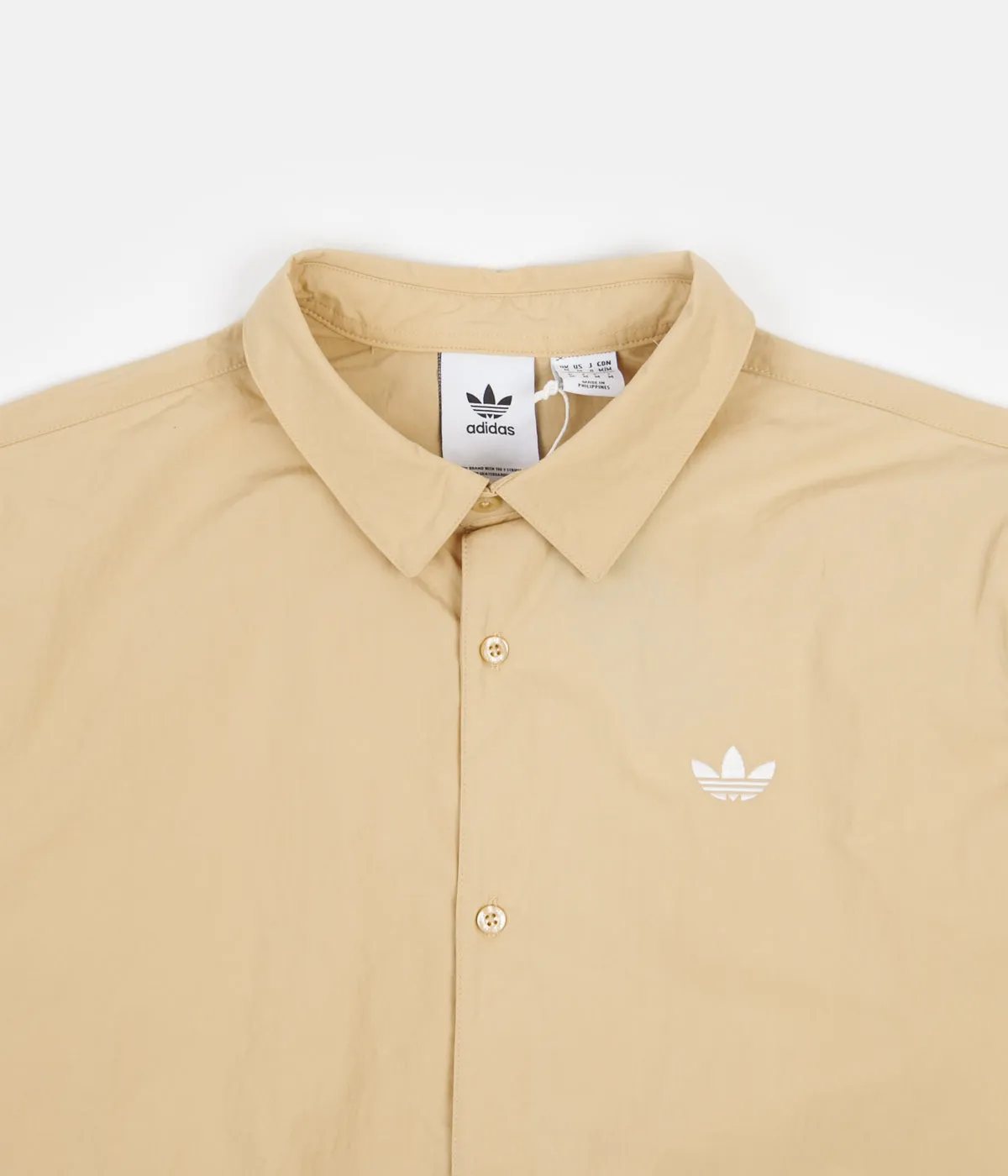 Adidas Coach Shirt - Hazy Beige / White