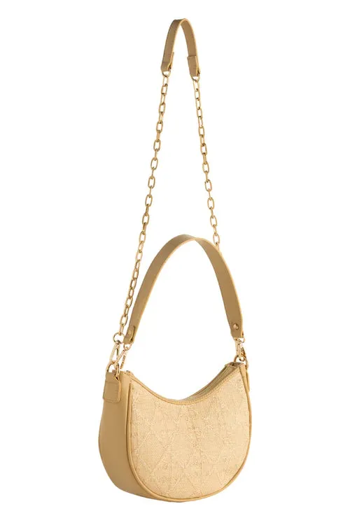 Adrienne Shoulder Bag in Natural