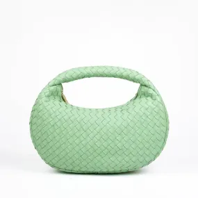 ALEO LALUNA SHOULDER BAG IN GREEN FIG