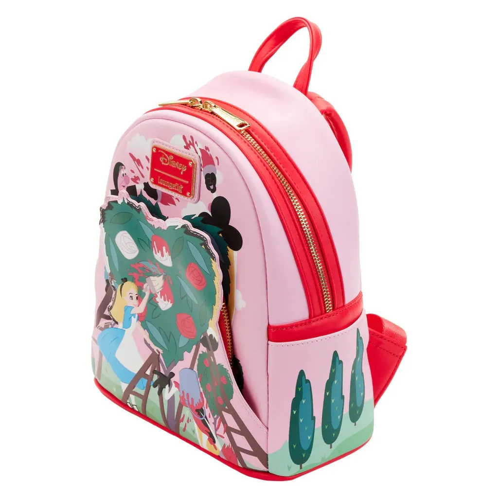 Alice in Wonderland Painting the Roses Red Mini Backpack