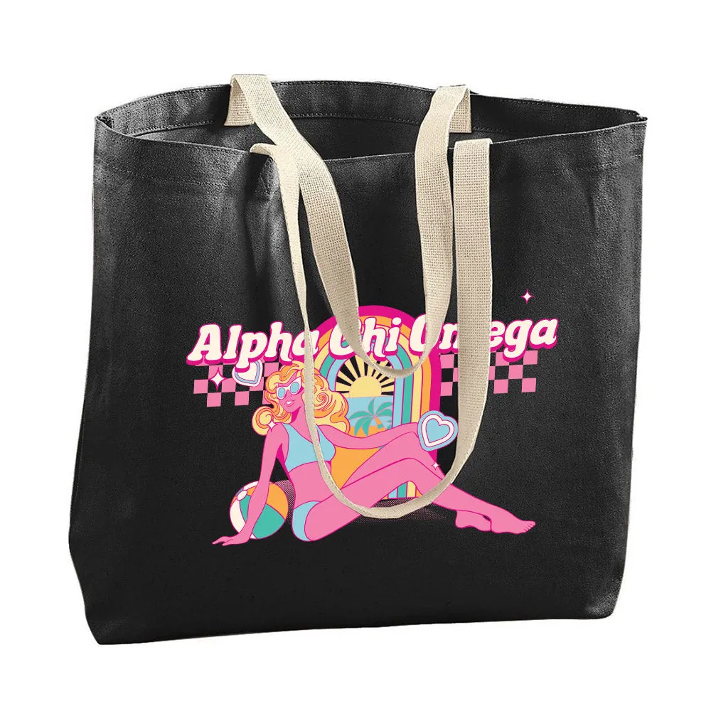 Alpha Chi Omega Fashionista Tote Bag