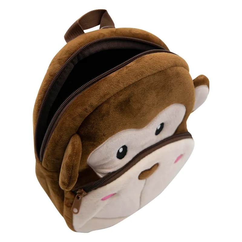 Animal Plushie Backpack Series- Monkey (M-L)