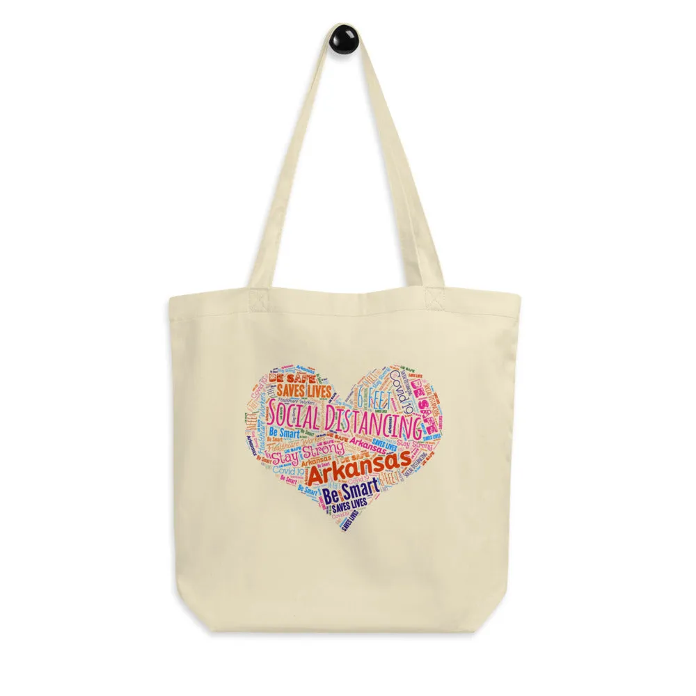 Arkansas - Social Distancing Tote Bag - Eco Friendly