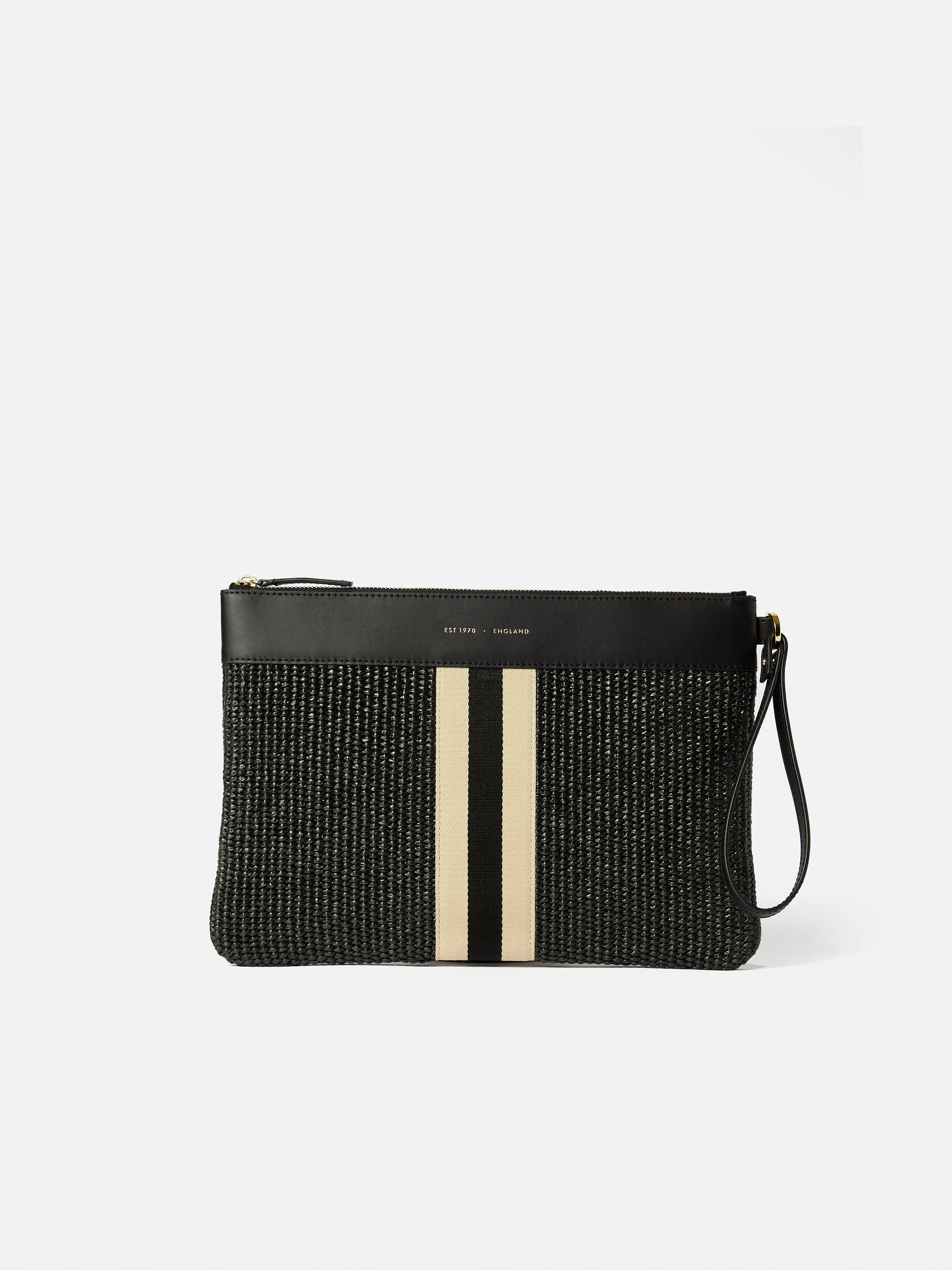 Athena Woven Pouch | Black