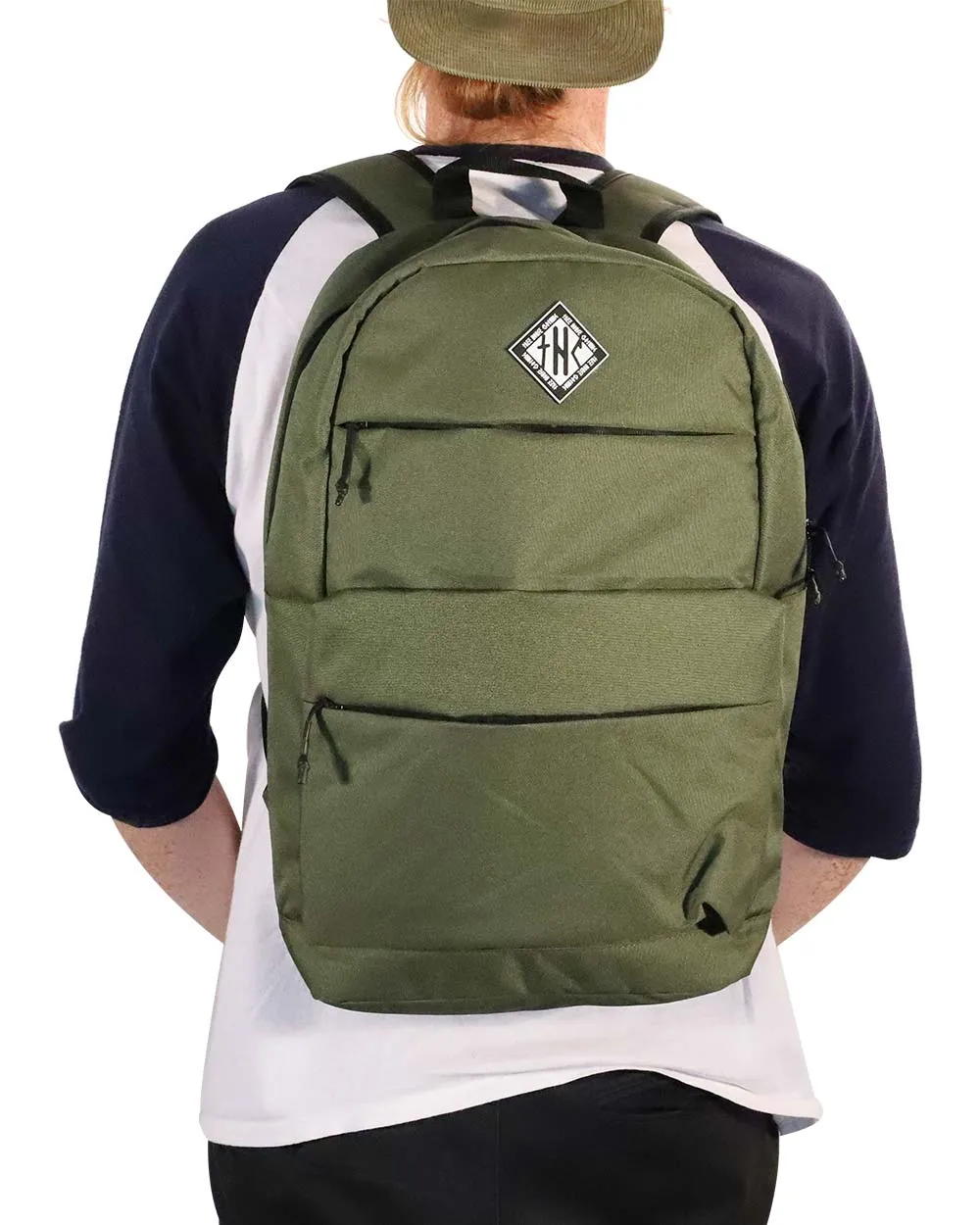 Backpack - 3 Pocket Army Green Thc