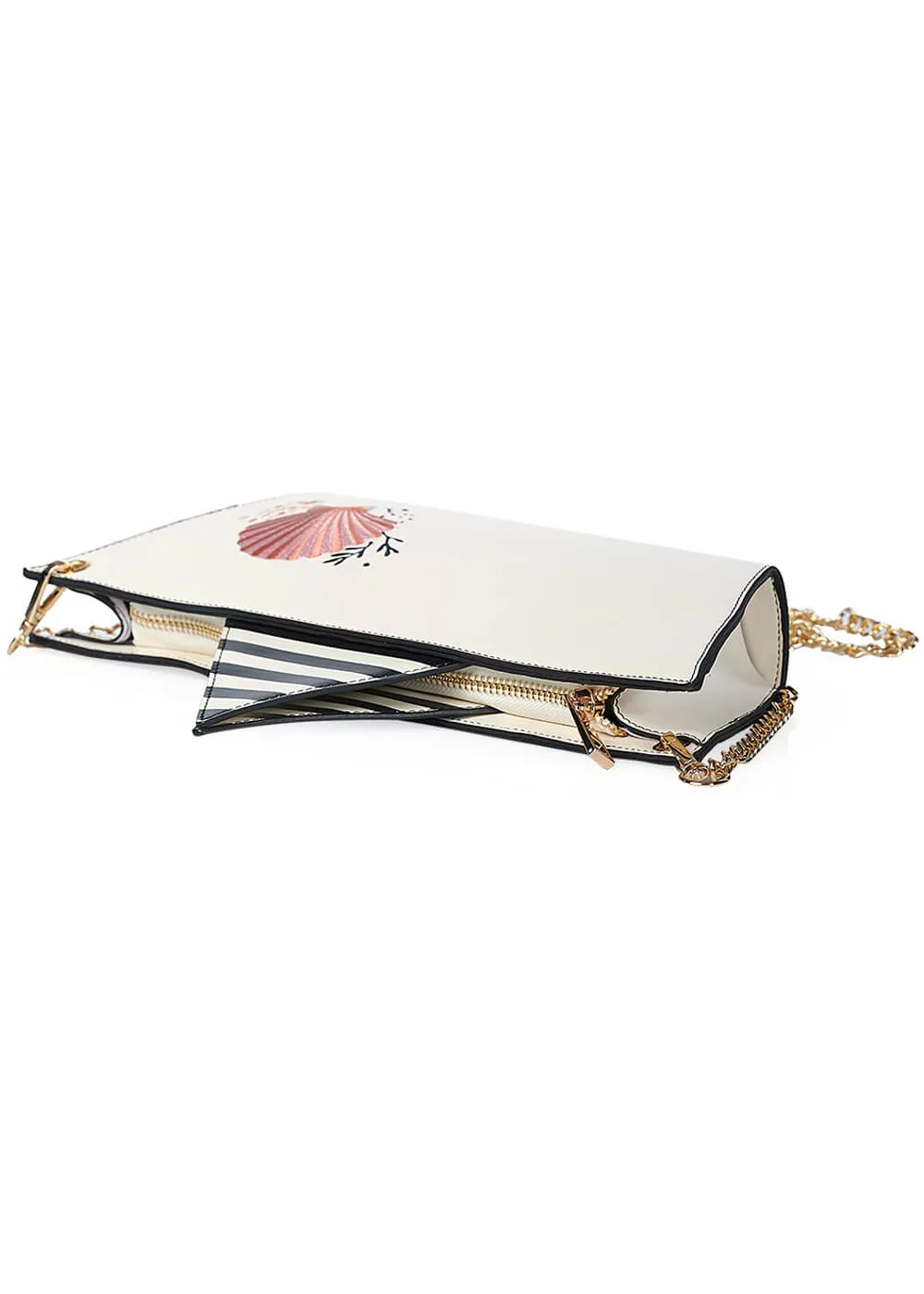 Banned Summer Shell Sailor Boat Bag White