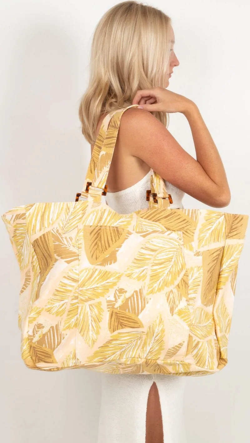 Beach Please Tote Almond