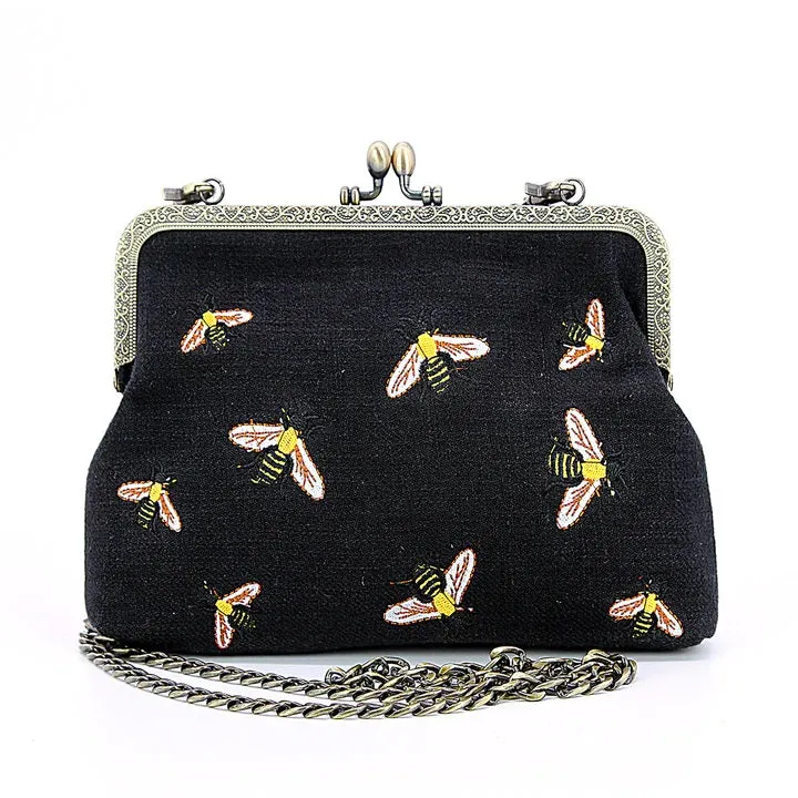 Bee Kisslock Handbag