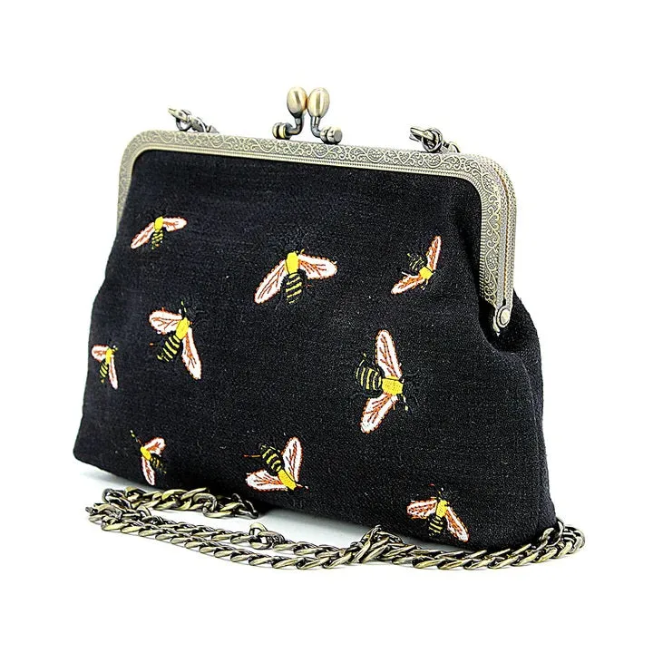 Bee Kisslock Handbag