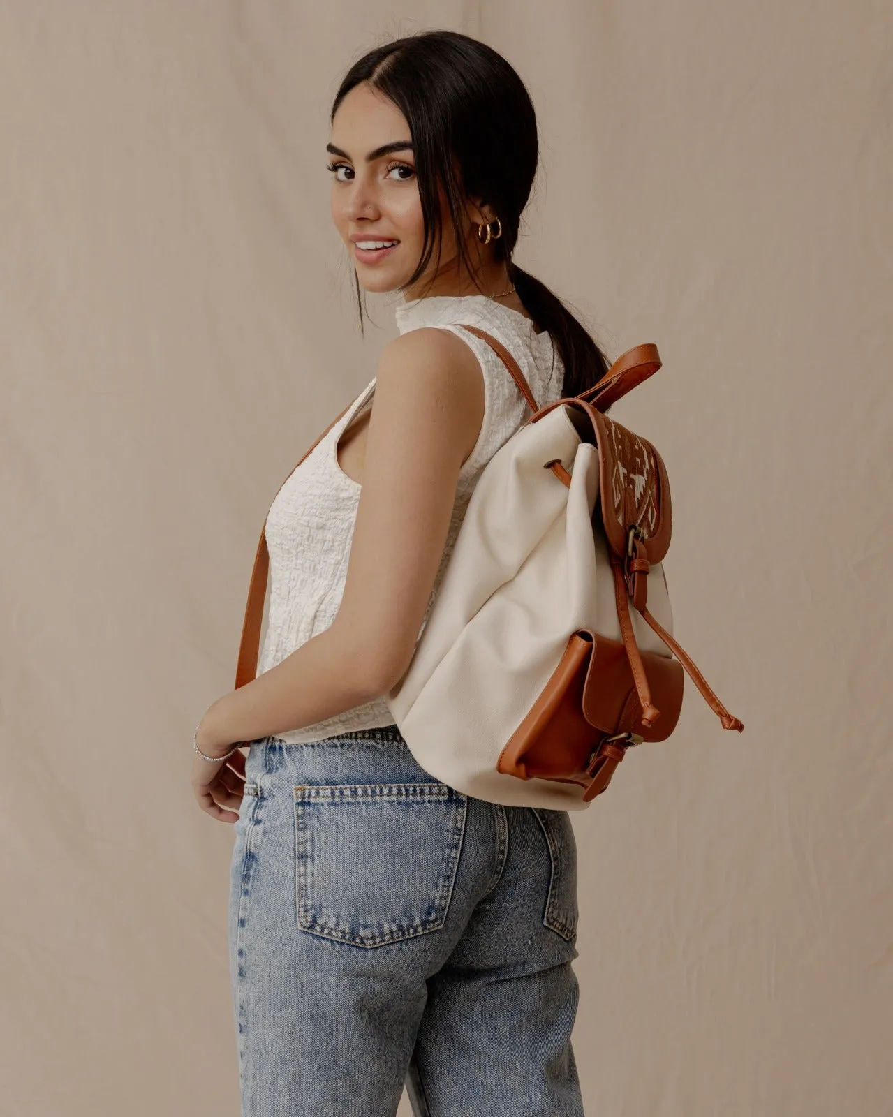 Beige x Havane Original Backpack