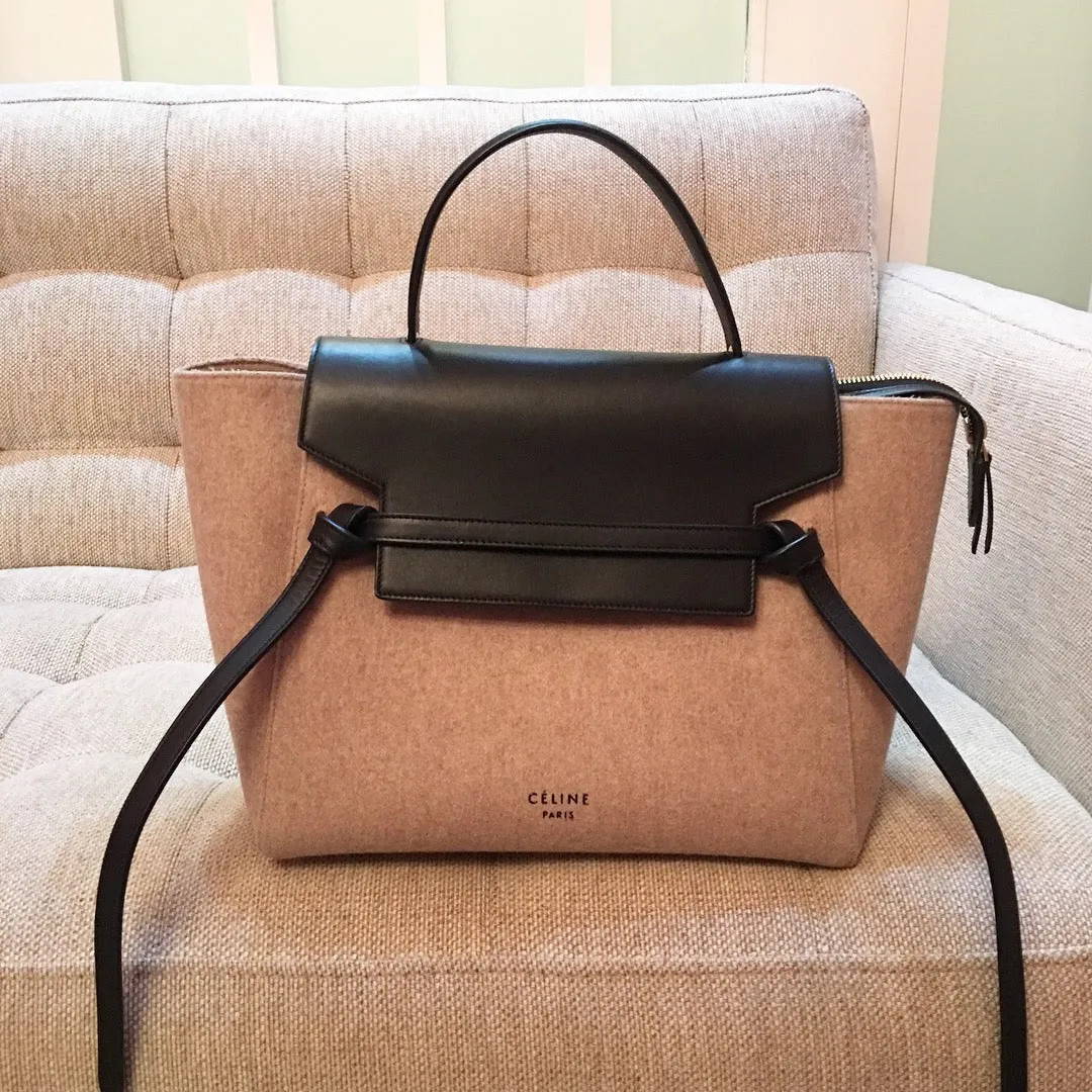 Celine felt belt bag