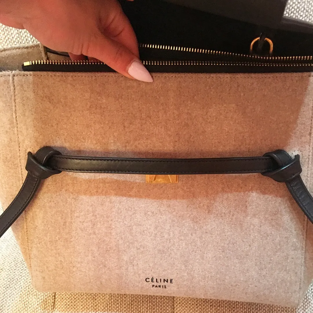 Celine felt belt bag