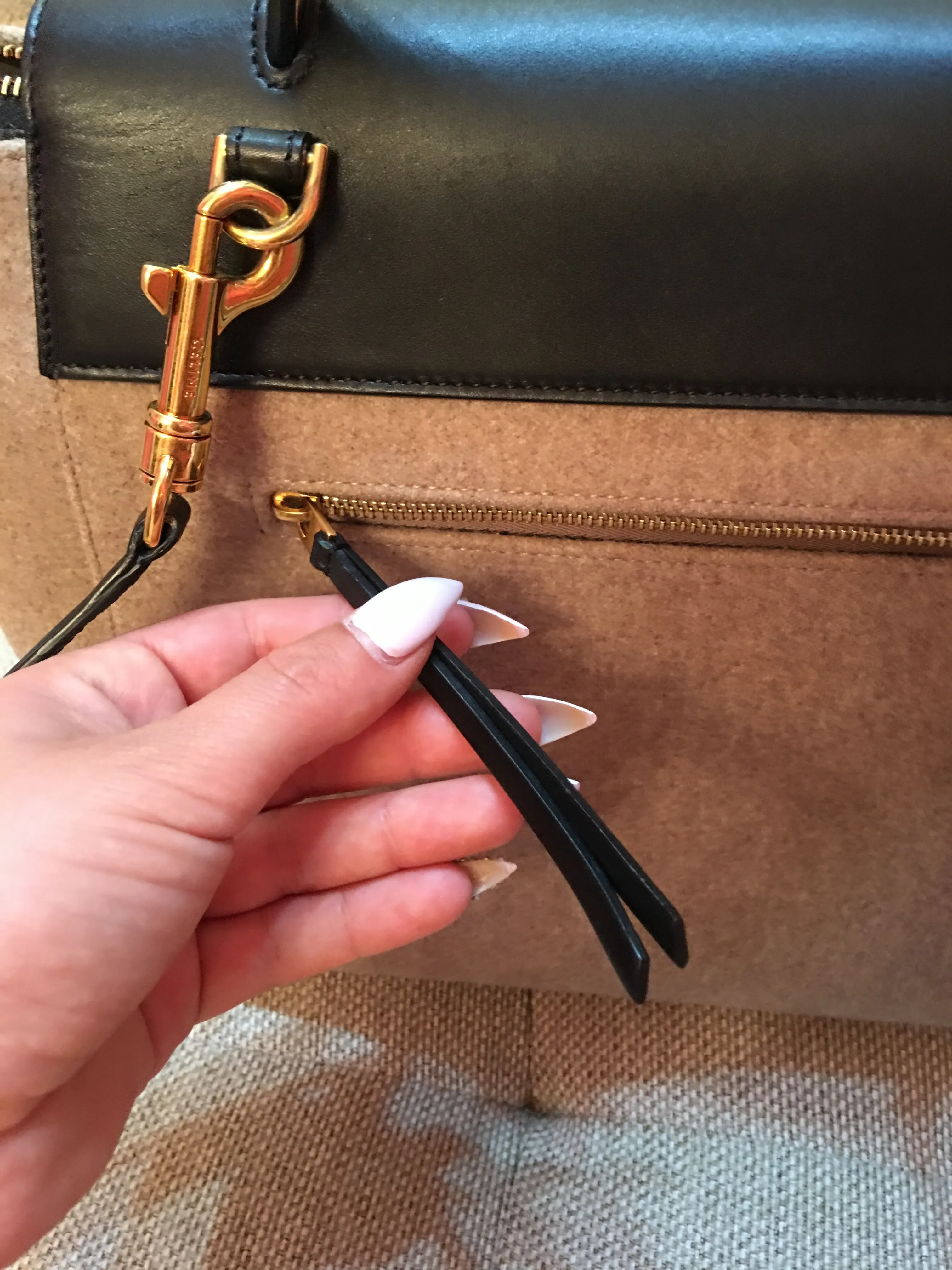 Celine felt belt bag