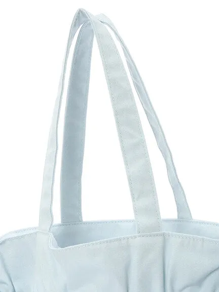 Cinnamoroll x Maison de FLEUR Ribbon tote bag (Gingham Inner)