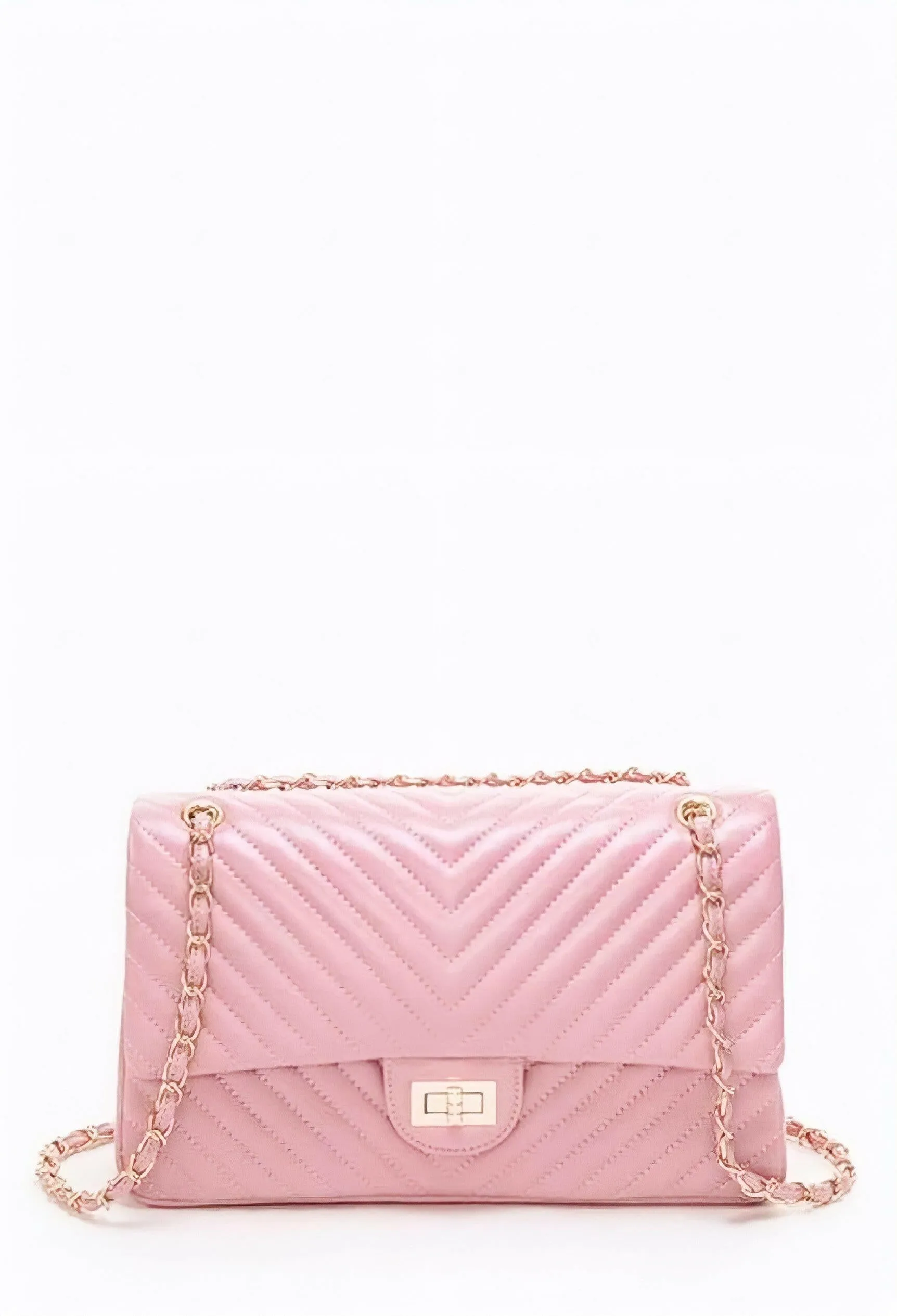 Classic Edge Handbag (Blush)