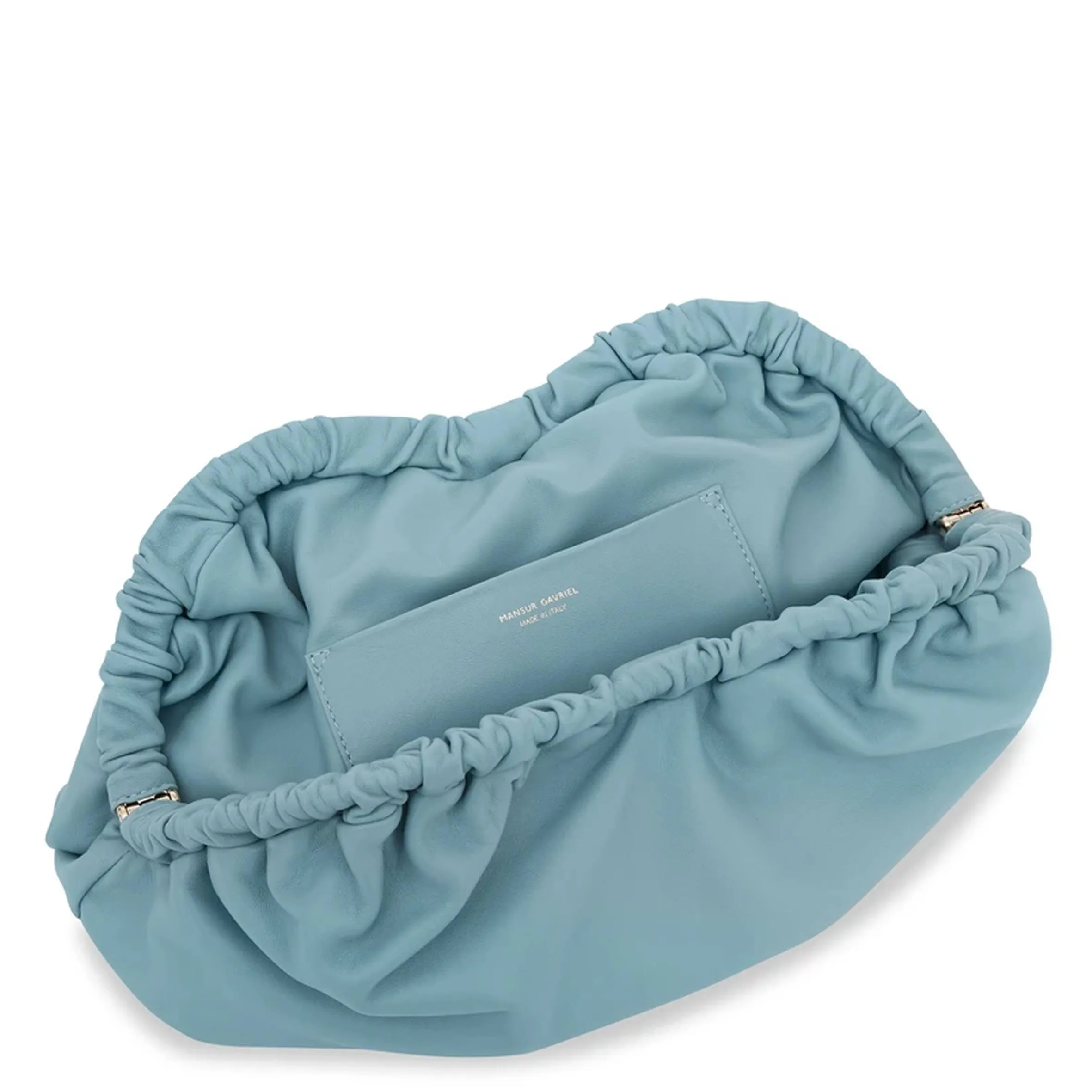 Cloud Clutch Lambskin, Degus Blue