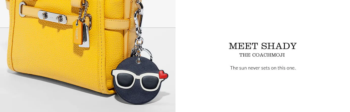 COACH Cheeky Emoji Bag Charm