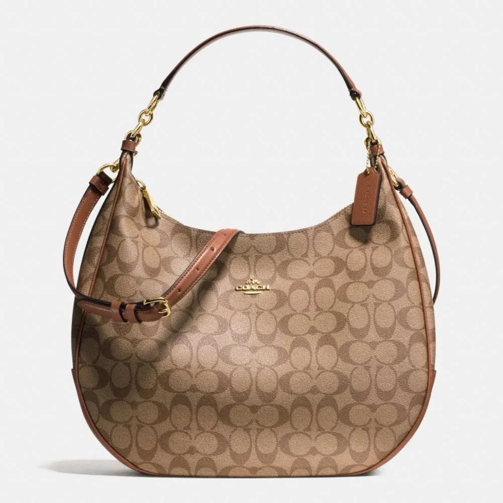 COACH HARLEY HOBO IN SIGNATURE