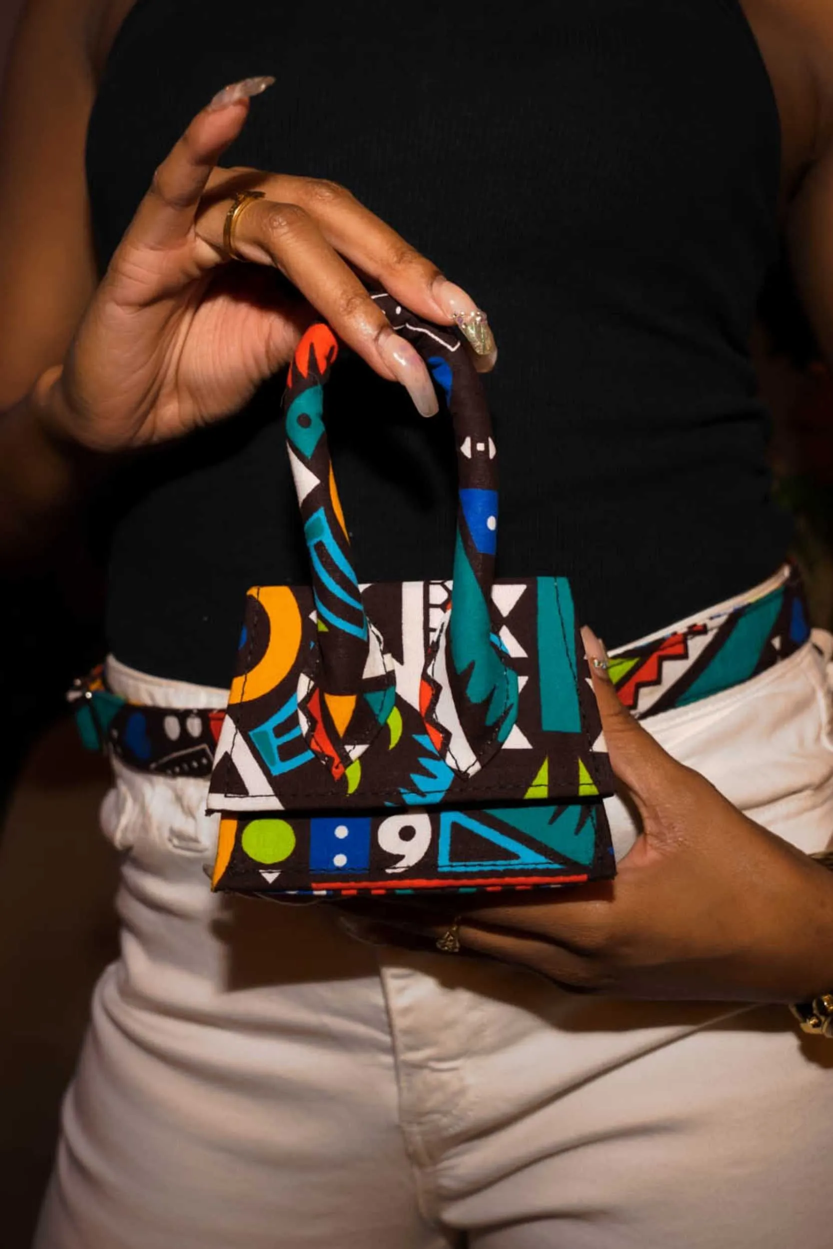 COCO African Print Micro Bag (Belt Bag)