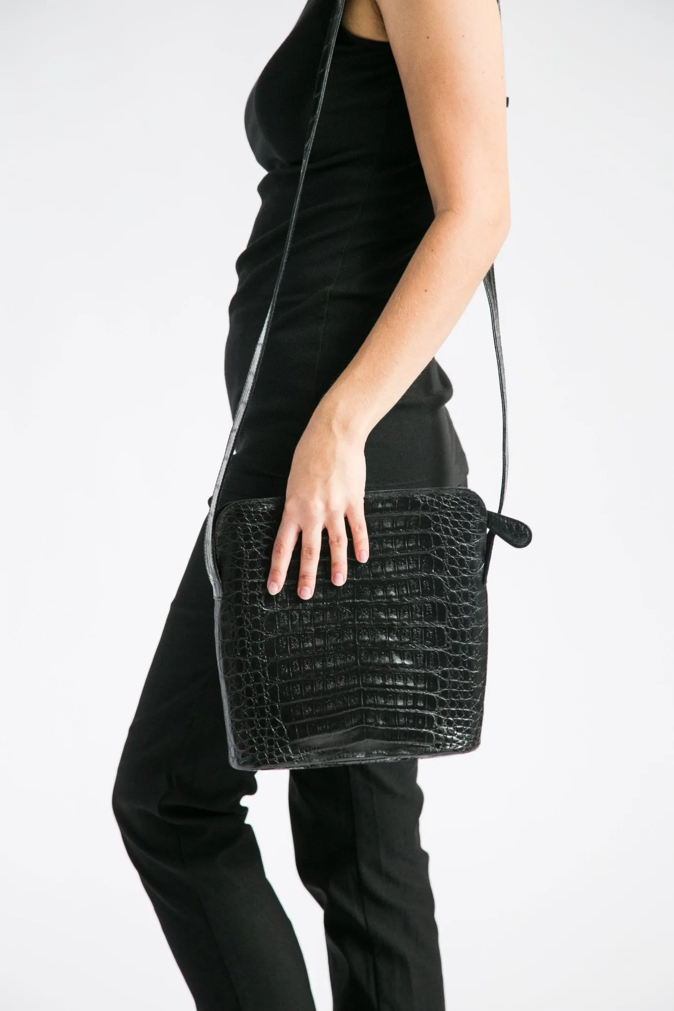 Crossbody Messenger Bag with Zipper