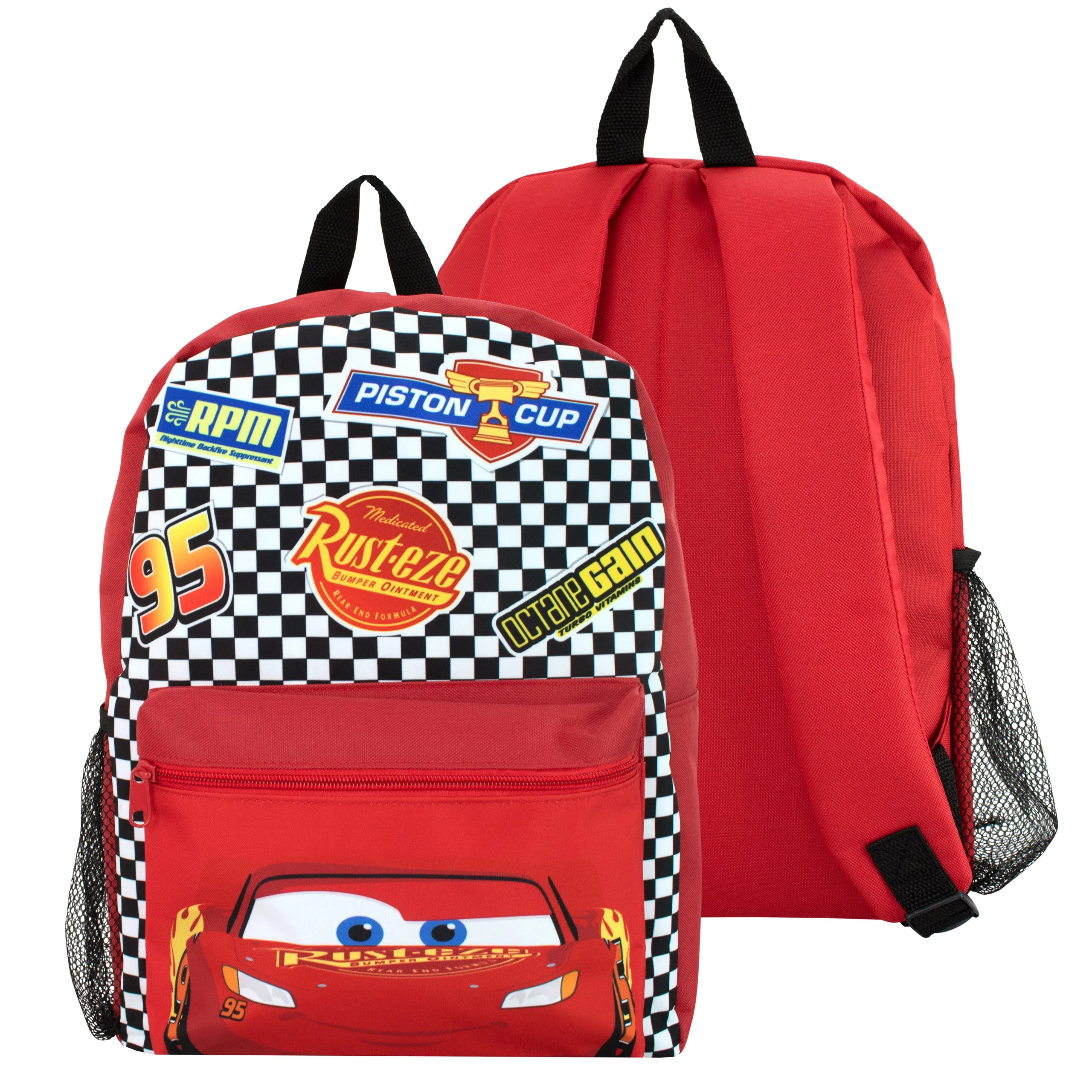 Disney Cars Backpack 4 Piece School Bag Set