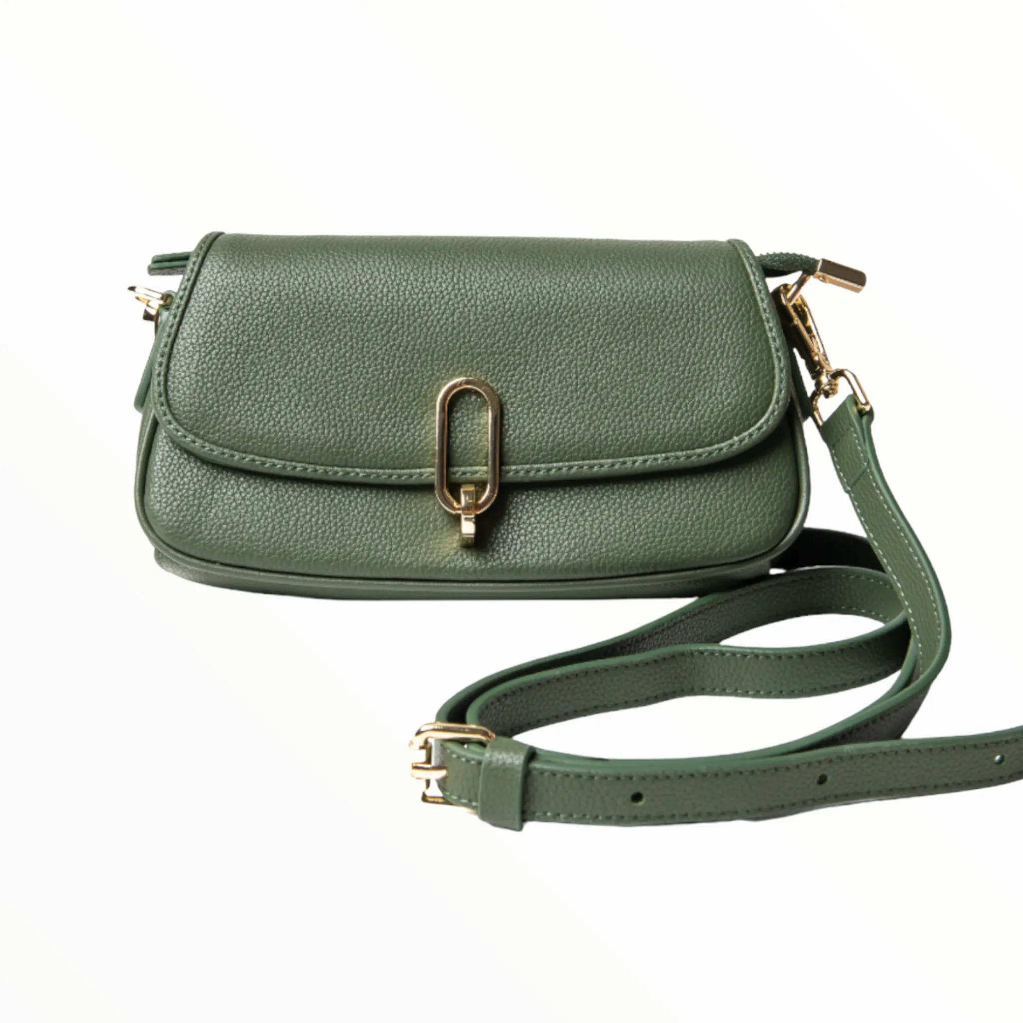 Eva Front Flap Mini Bag - Loden Green