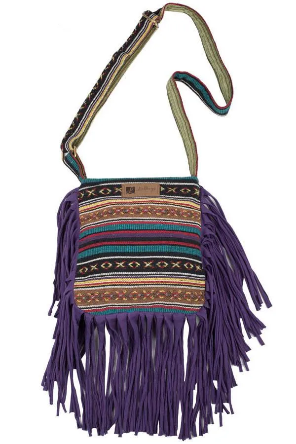 Funky Fringe Vintage Boho Crossbody Bag