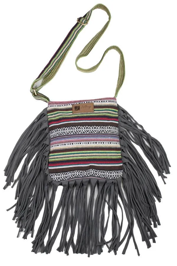 Funky Fringe Vintage Boho Crossbody Bag