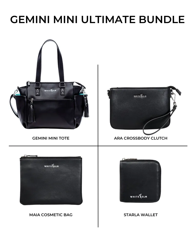 Gemini Mini Convertible Backpack - Black - [OUTLET FINAL SALE]