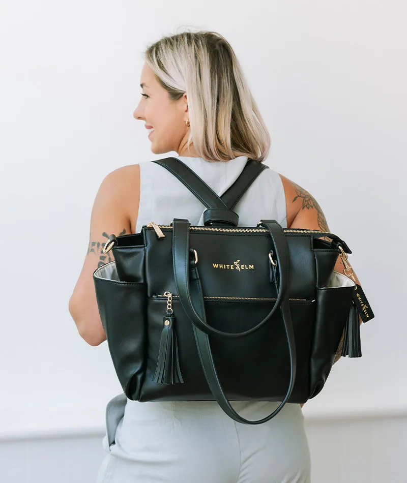 Gemini Mini Convertible Backpack - Black - [OUTLET FINAL SALE]