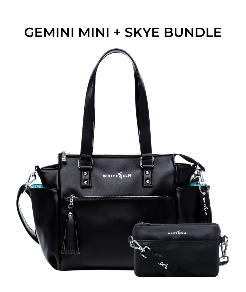 Gemini Mini Convertible Backpack - Black - [OUTLET FINAL SALE]