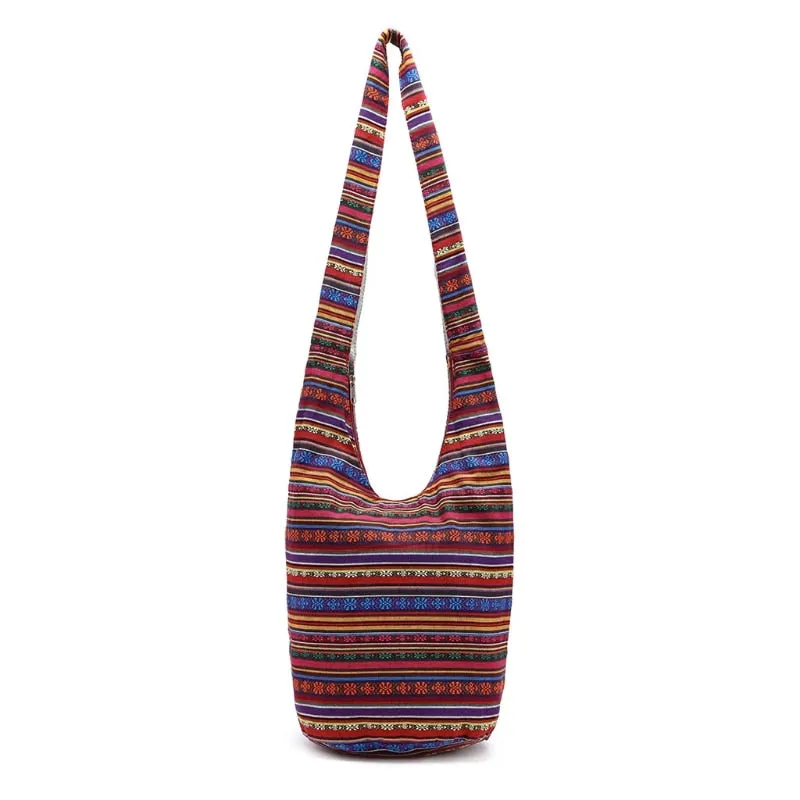 Hobo Bags Elephant Print Mexican Blanket Tribal Aztec 6 Different Styles And Colors You Choose Large Hippie Shoulder Purses Boho Carry On Tote Travel Bag