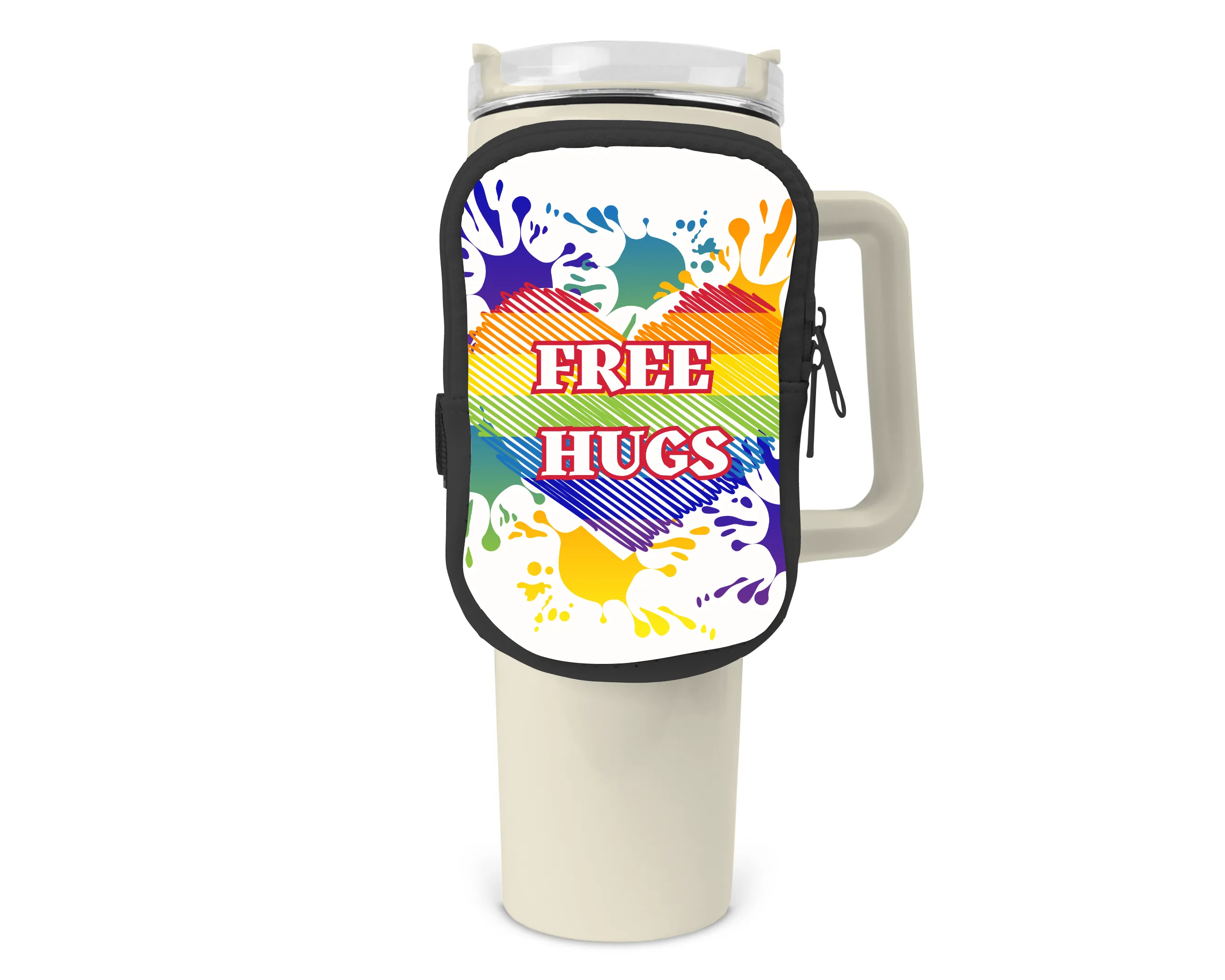 Hugs Zippered Pouch/Bag For 40oz Tumbler