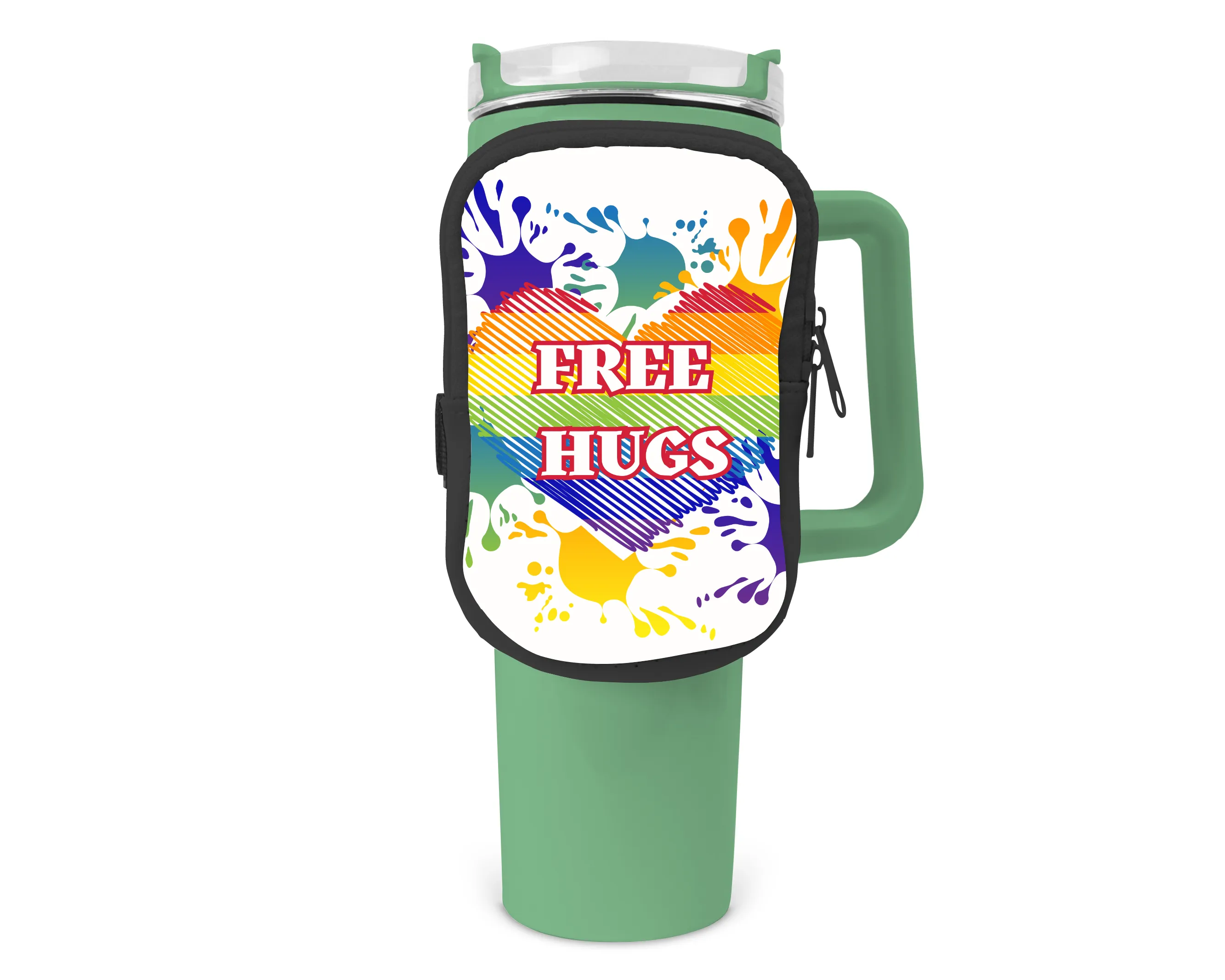 Hugs Zippered Pouch/Bag For 40oz Tumbler