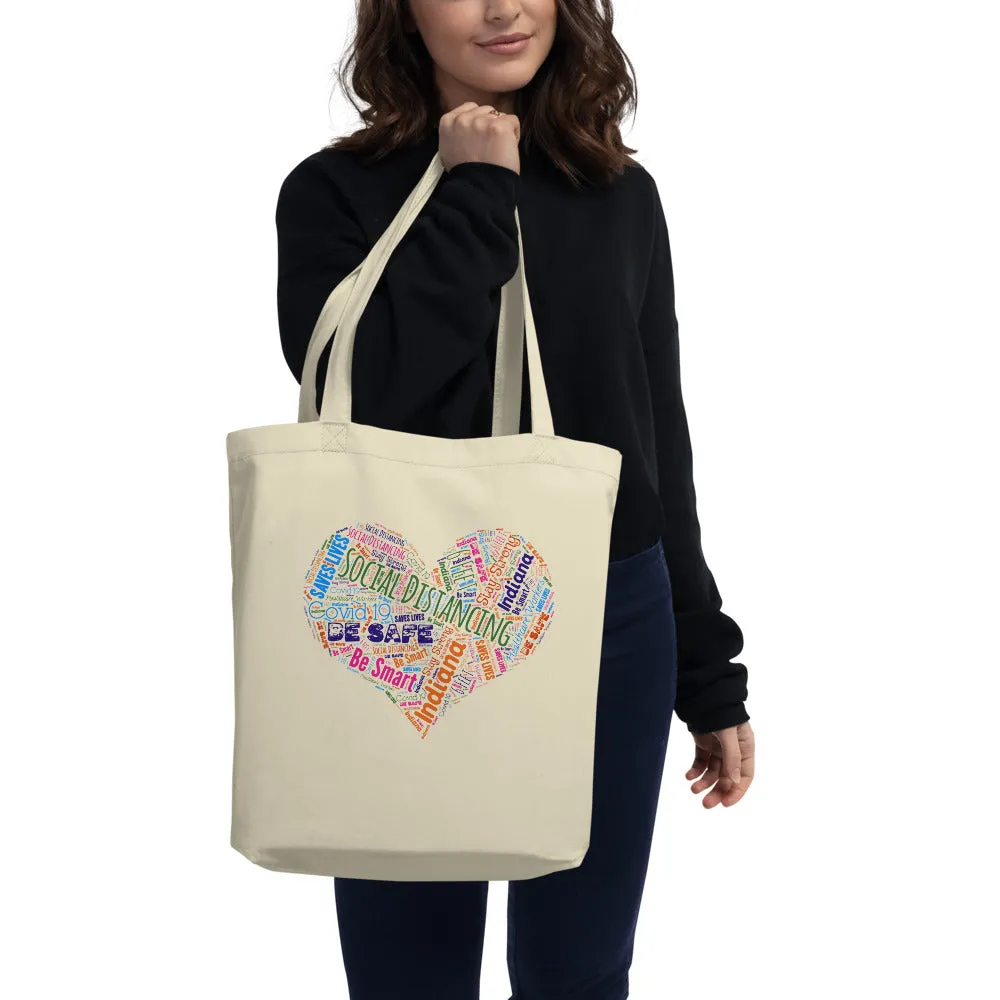 Indiana - Social Distancing Tote Bag - Eco Friendly