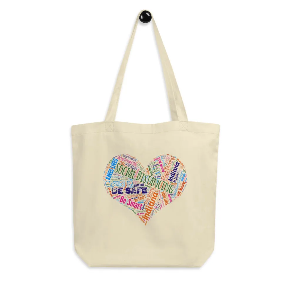 Indiana - Social Distancing Tote Bag - Eco Friendly