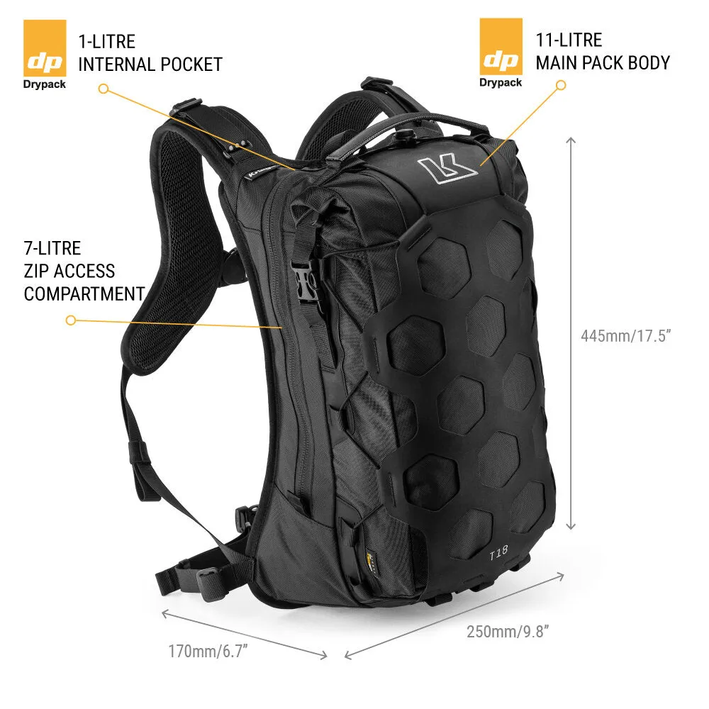 Kriega Trail 18 Adventure Backpack - Coyote