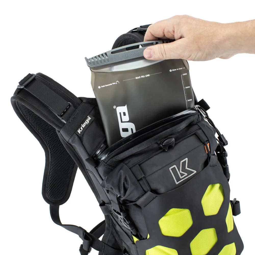 Kriega Trail 9 Adventure Backpack - Lime