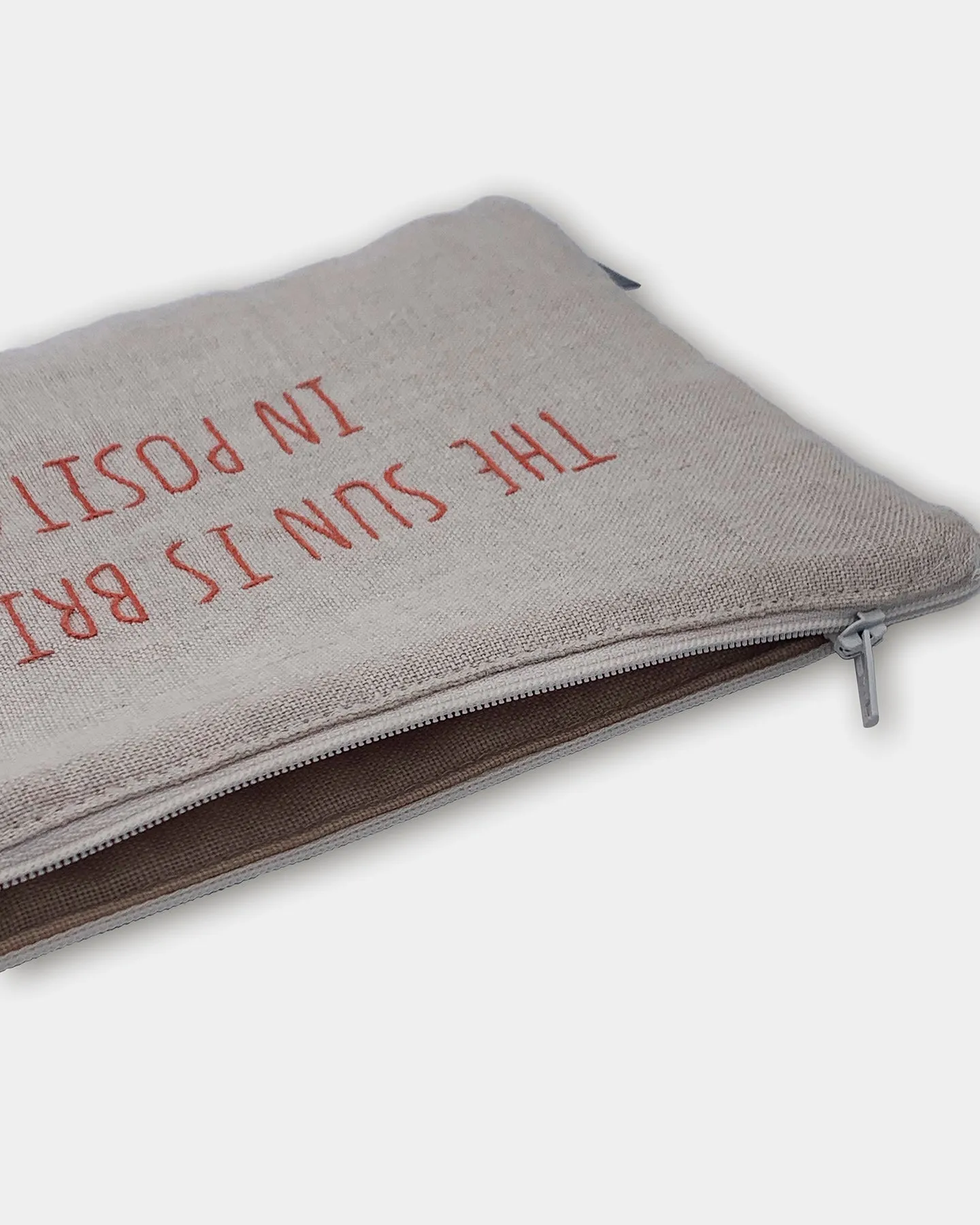 Le Sirenuse Linen Pouch Natural