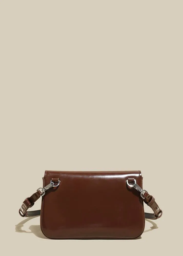 Leather Flap Crossbody Bag