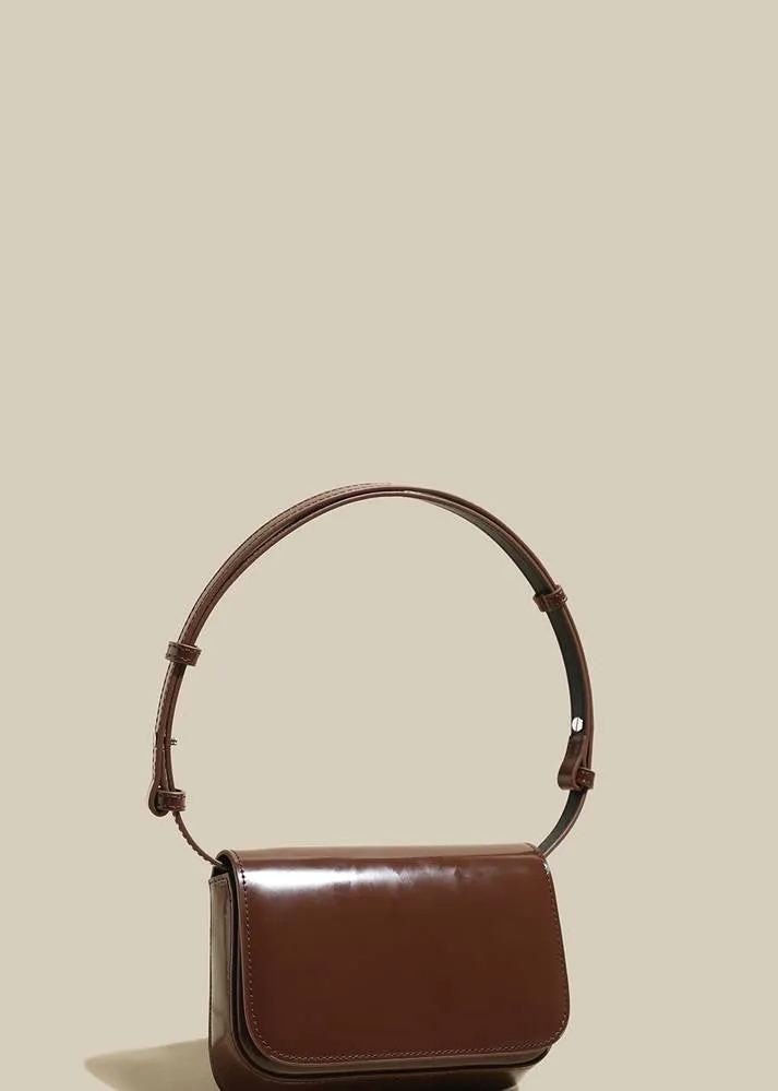 Leather Flap Crossbody Bag