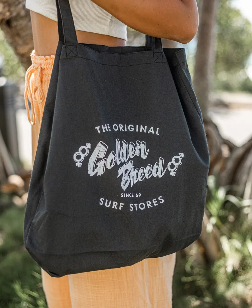 Logo Tote Bag | Wash Black