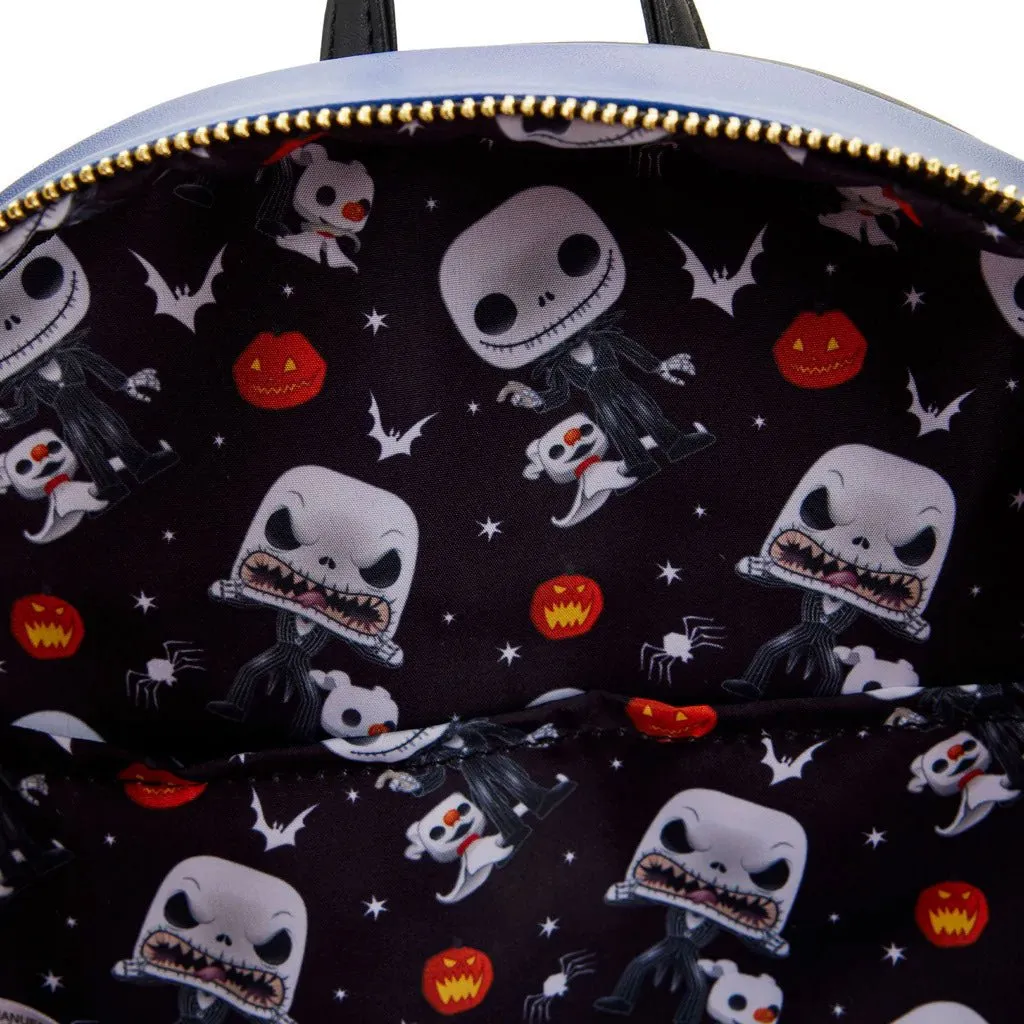 Loungefly | Jack Skellington Funko Pop! Glow Mini Backpack