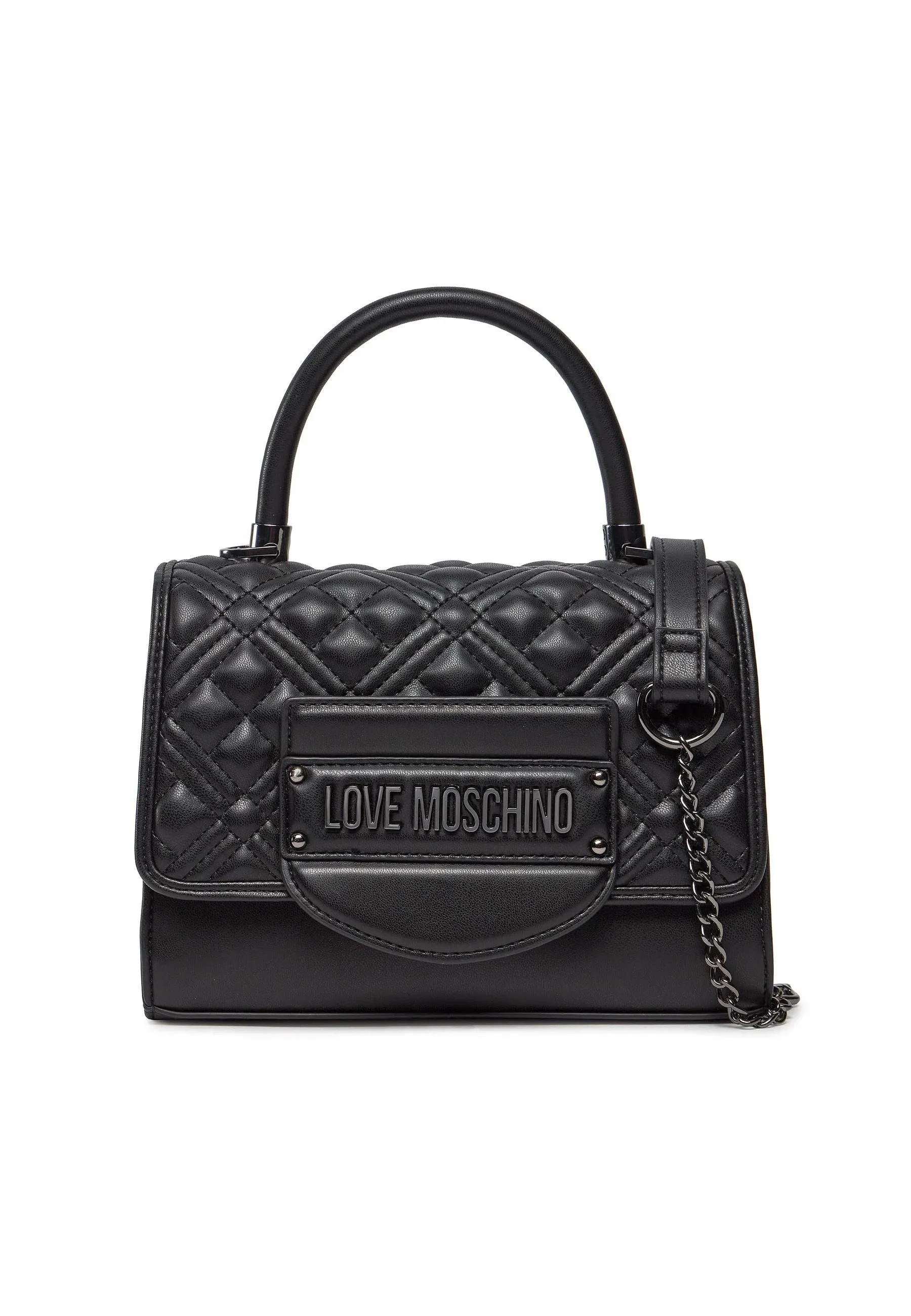 LOVE MOSCHINO Borsa Hand Bag Donna Nero Canna di Fucile JC4055PP1ILA000A