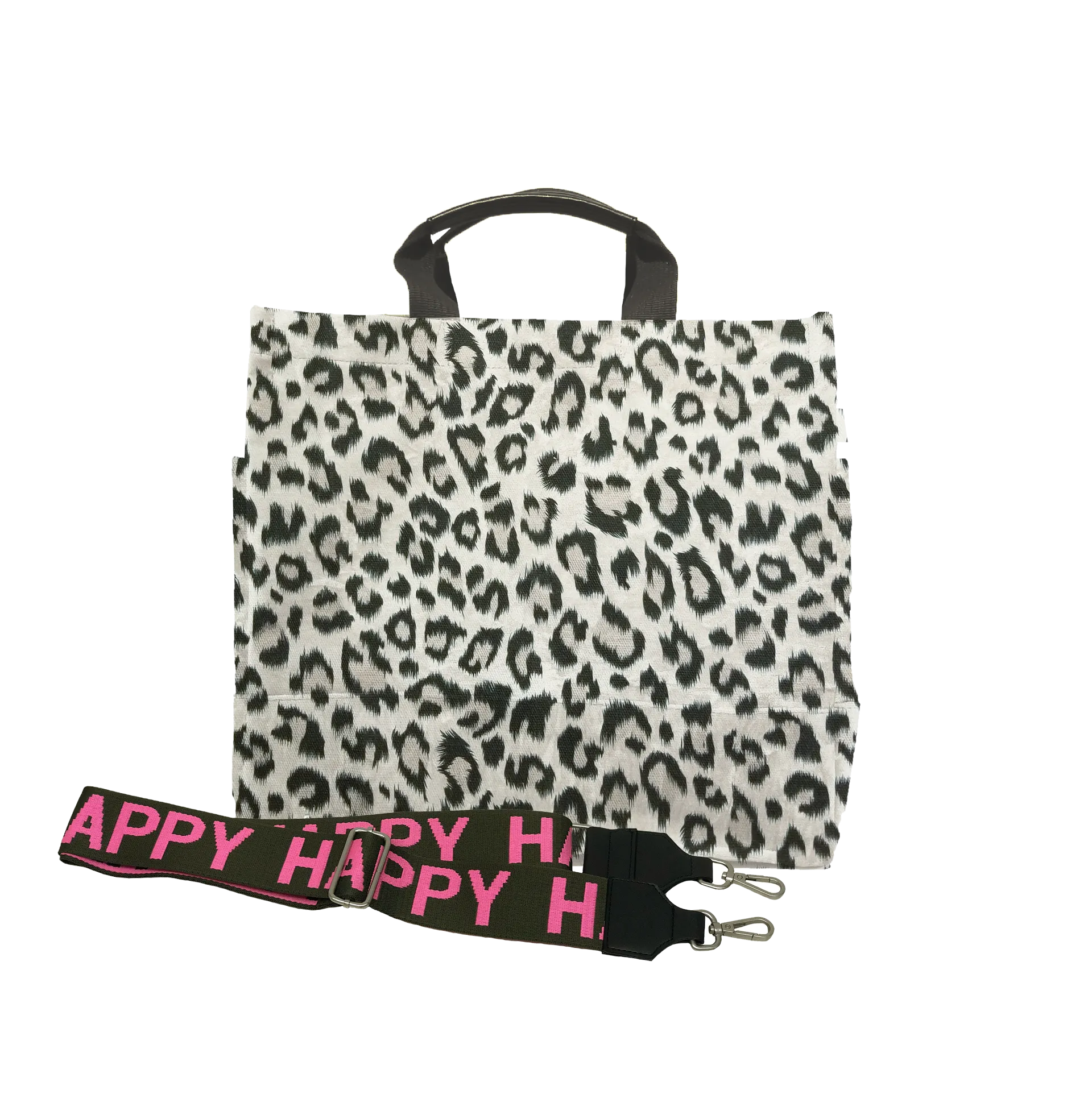 Luxe North South Bag in Leopard