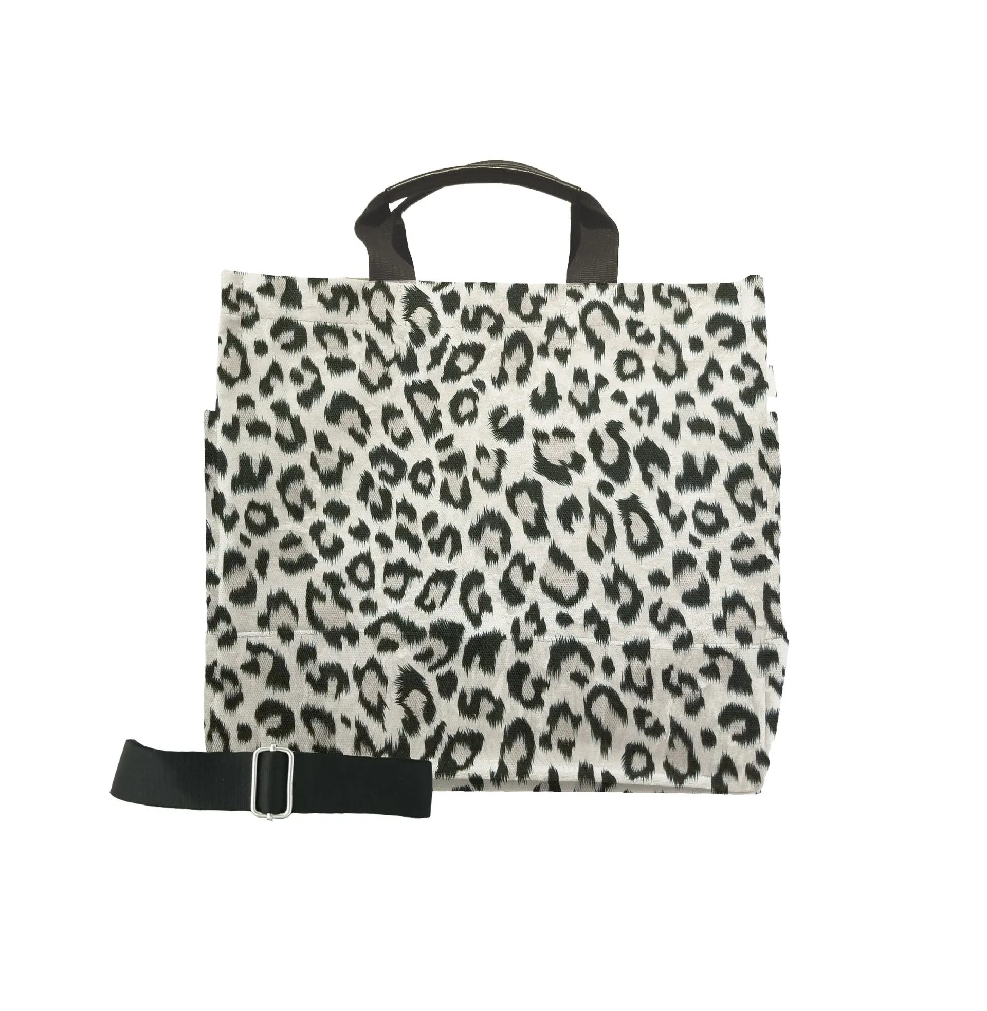 Luxe North South Bag in Leopard